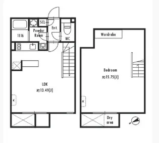 GRANPASEO吉祥寺【1階】の間取り