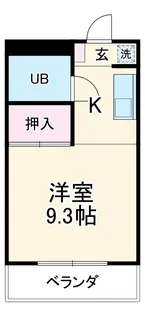 ファンタジア日の出【102号室】の間取り