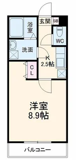 Taste中村公園【1階】の間取り