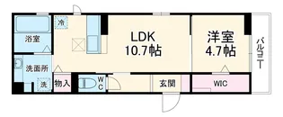 グラン仁所町【101号室】の間取り