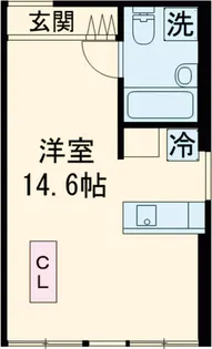 ZOOM自由が丘【301号室】の間取り