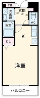 チャームテラス222 W【3階】の間取り