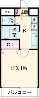 トーシンコーポ宿郷【405号室】の間取り