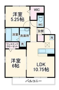 グリーンヒルズ【1階】の間取り