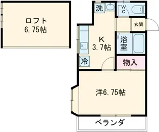 アヴェイラ朝霞【2階】の間取り