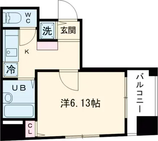 CYNTHIA FOURーD HATAGAYA【5階】の間取り