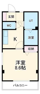 アートオン東刈谷Ⅱ【301号室】の間取り