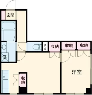 フラット恵潤【3階】の間取り