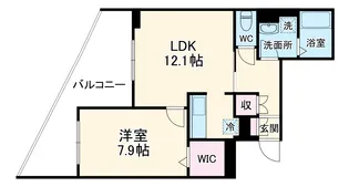 GRAND SOLEIL【111号室】の間取り