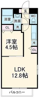 コネクトパークヒルズ八千代台【7階】の間取り