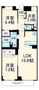 サステナブランシェ本行徳【0307号室】の間取り