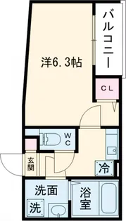エバンス船堀【3階】の間取り