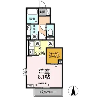 La Verite【1階】の間取り