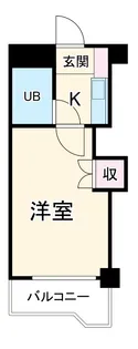ライオンズマンション東神奈川【4階】の間取り