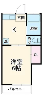 三ツ沢ハイツ【2階】の間取り