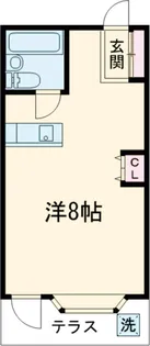リバティヒル【206号室】の間取り