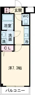 クレヴィスタ柴又【2階】の間取り