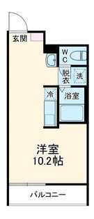 MQuarto矢部【303号室】の間取り