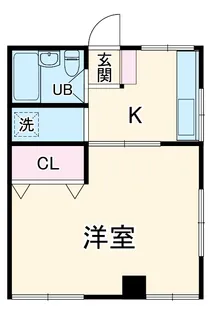 栄信ビル【401号室】の間取り