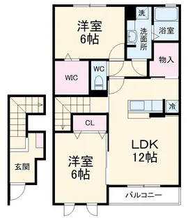 スカイヒル【2階】の間取り