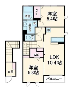 スカイヒル【2階】の間取り