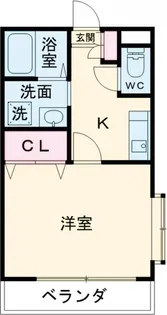 ボヌール鈴木【1階】の間取り