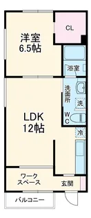 le jardin【2階】の間取り