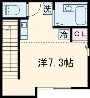 バーミープレイス大山2【201号室】の間取り