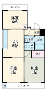 エミネント豊中【3階】の間取り