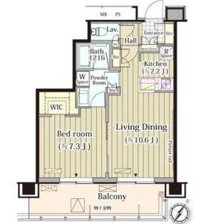 メルクマール京王笹塚レジデンス【18階】の間取り