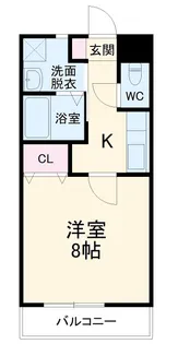 La plage逢妻【2階】の間取り