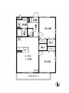 エアリーコート・K【2階】の間取り