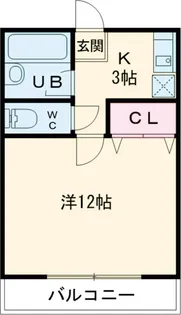 ボヌール・ノバ【204号室】の間取り