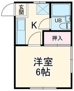 サニーハイツ【1階】の間取り