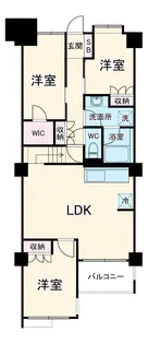 アルシオン生田サンクロールヒルズ【4階】の間取り