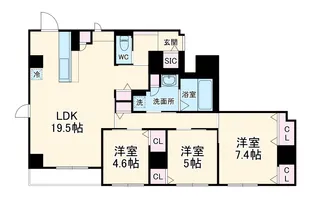 Esquina【4階】の間取り