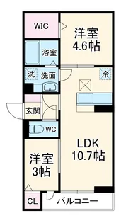 ルリアン西寺尾I【1階】の間取り
