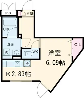 アルティザ氷川台【0207号室】の間取り
