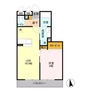 レガーロ【2階】の間取り
