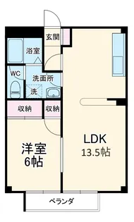 メゾンフォーラム【202号室】の間取り