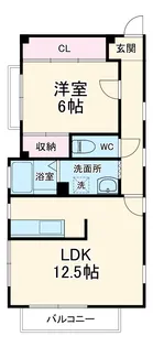 旭町HAビル【3階】の間取り