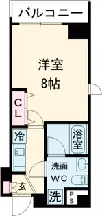 ルフレイムーブル北千住【2階】の間取り