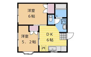 ヴィラ鹿沼台【103号室】の間取り