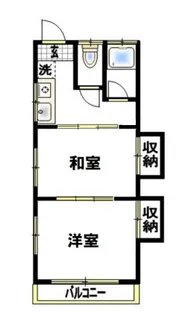 緑町グランドマンション【3階】の間取り