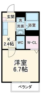 セレーヌ仲町台A【2階】の間取り