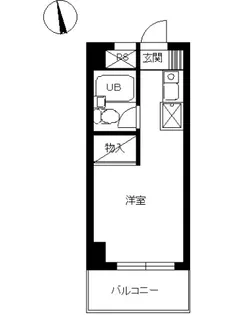 スカイコート町田【2階】の間取り