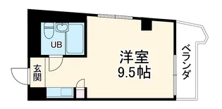 ビラ三秀植田【108号室】の間取り