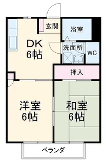 コーポラス見川 C棟【1階】の間取り