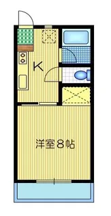 クオーレ吉沢【1階】の間取り