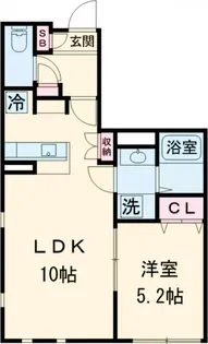 ザハウス祐天寺【2階】の間取り